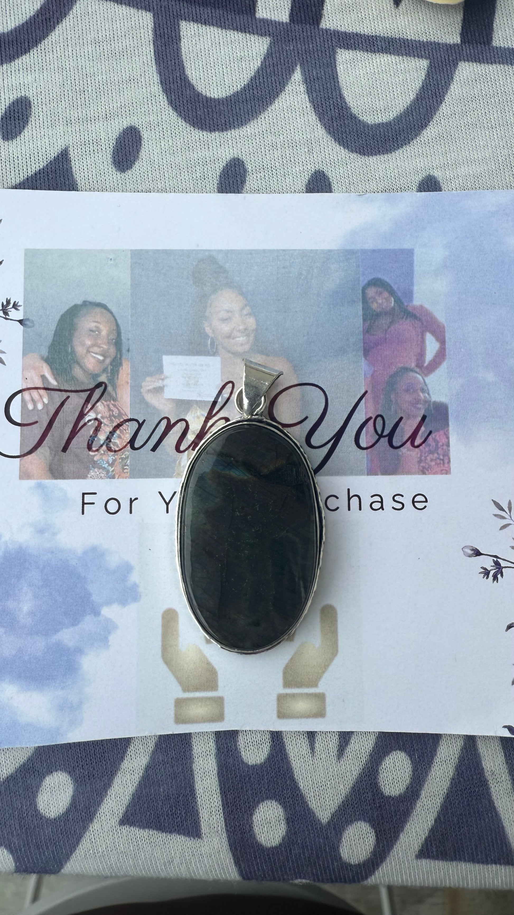 Purple Labradorite Necklace