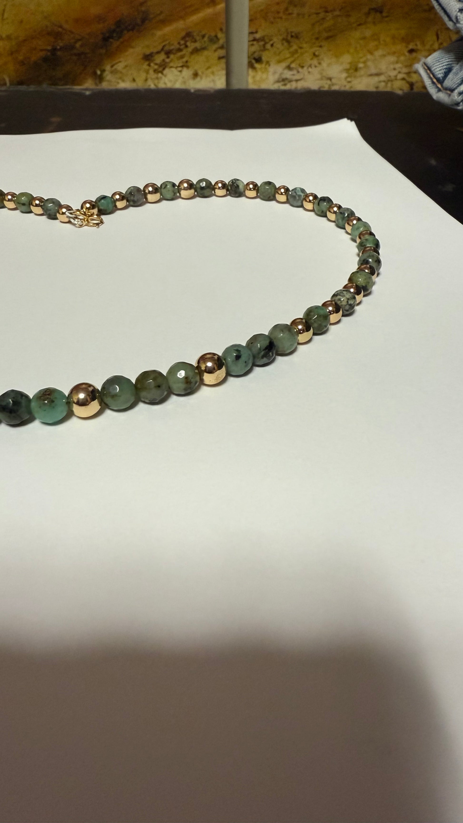 African Turquoise necklace