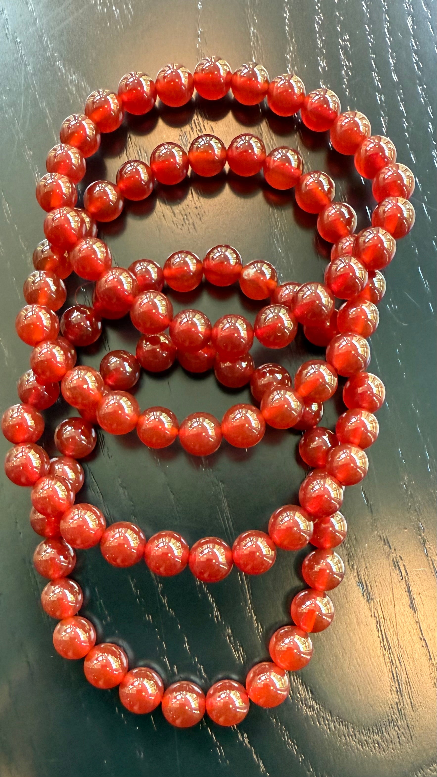 “Life Force” Carnelian Energy Bracelets