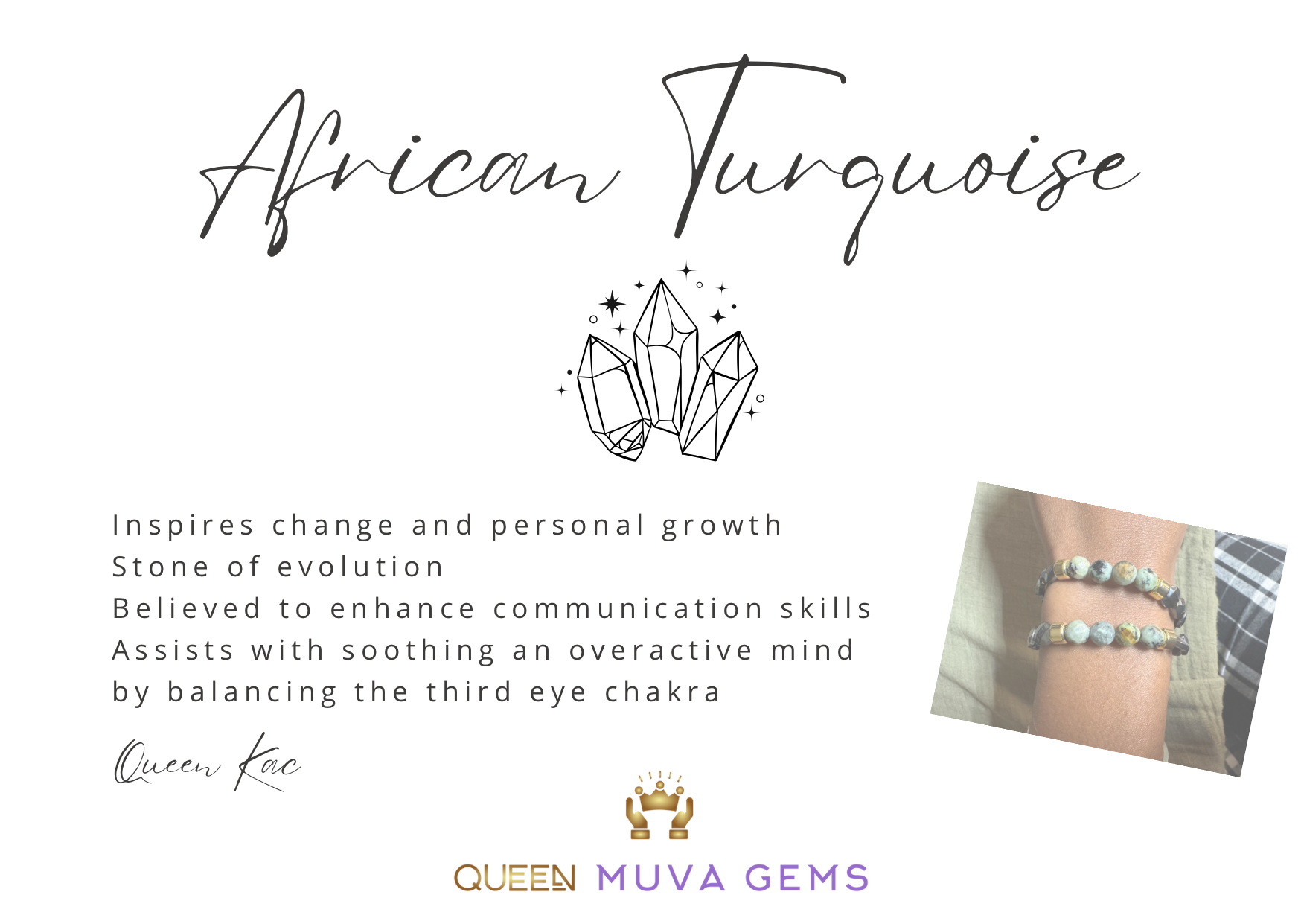 African Turquoise necklace