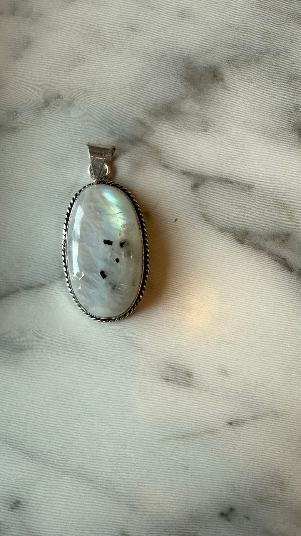 Rainbow Moonstone Pendants