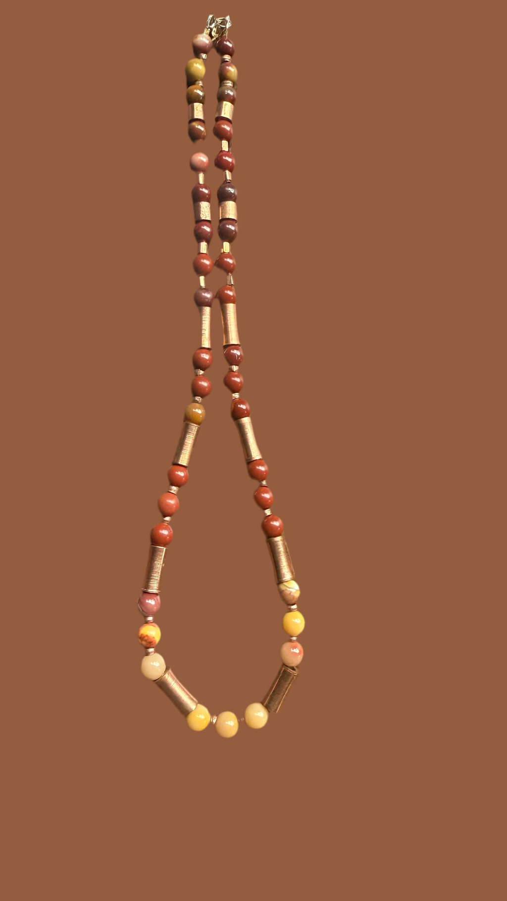 Mookaite and Copper Necklace