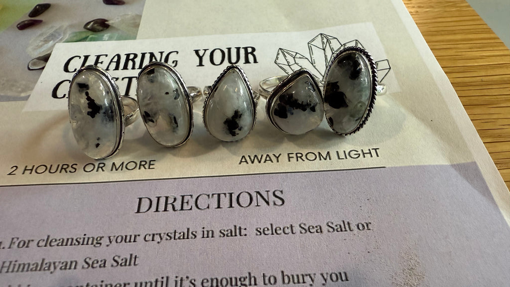 “Moon Smiles” Moonstone ring